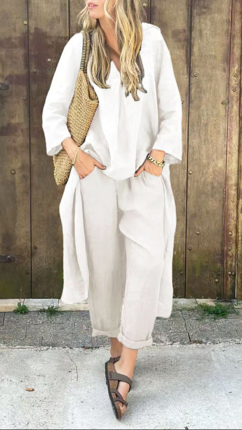 Duo Chic Col V – Look Décontracté