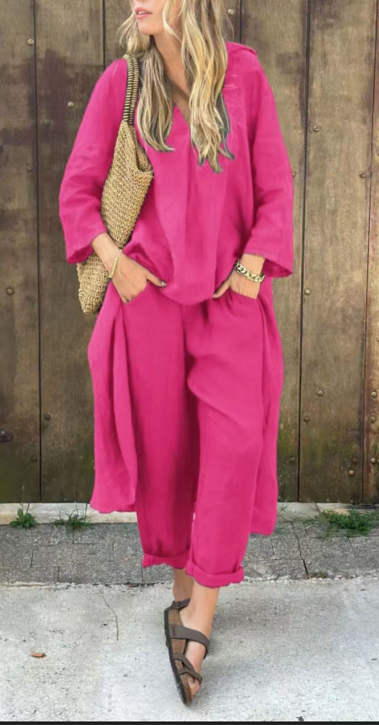 Duo Chic Col V – Look Décontracté