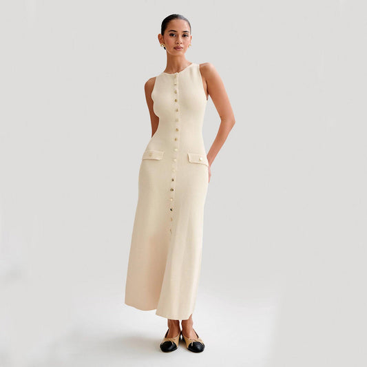Robe Élégance _Boutonnage Chic